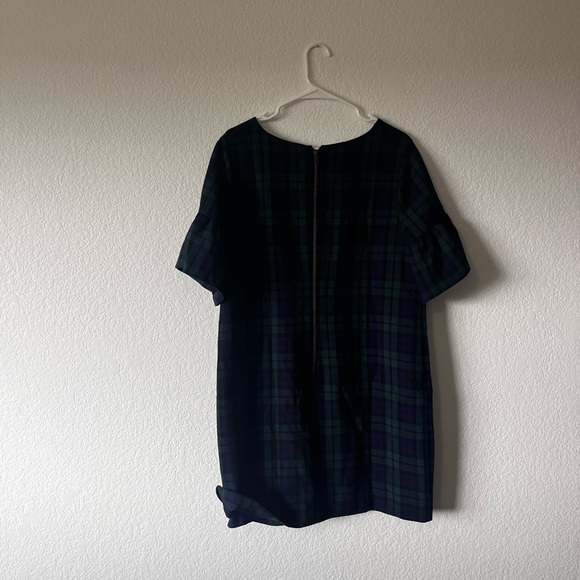 Vineyard Vines Blackwatch Flutter Sleeve Dress Plaid Print Short Sleeve 12 - Picture 7 of 7